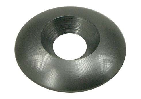 Countersunk aluminium seat washer black