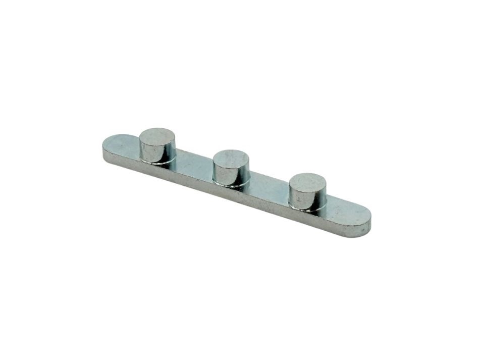 Key 8x6x60 with 3 pins 7,3mm